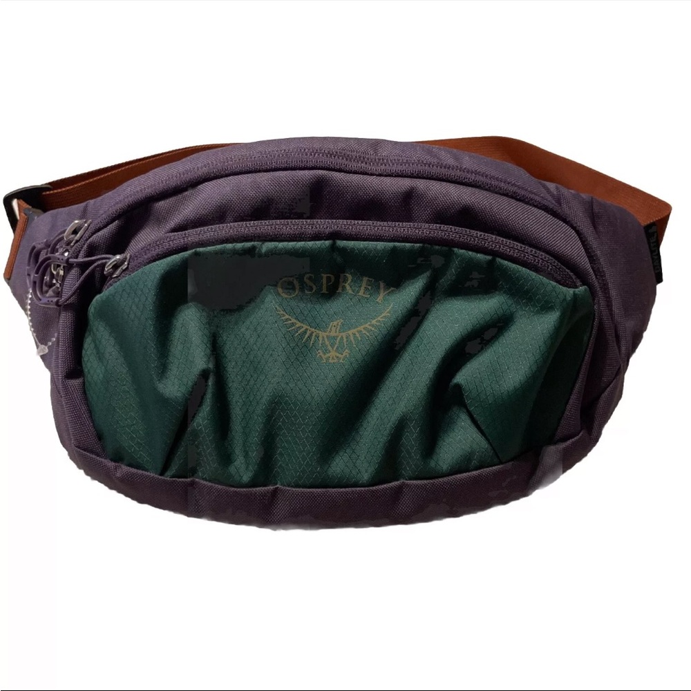OSPREY Green and Purple Waist Bag